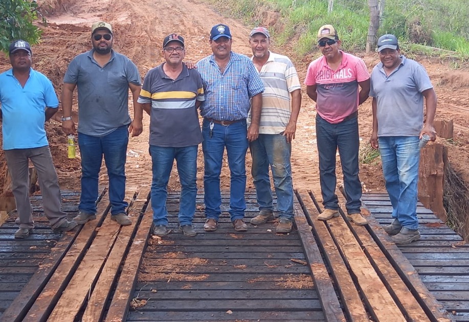 Prefeitura de Anaurilândia constrói nova ponte sobre o Ribeirão Minerva